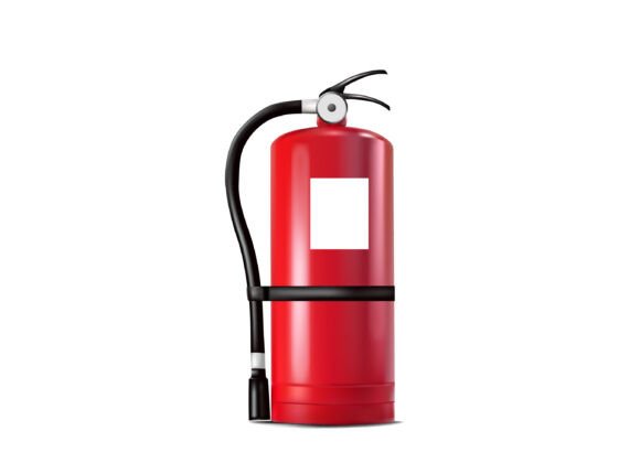 3D Fire Extinguisher Icon: Visual Safety
