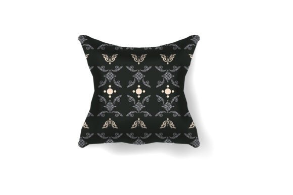 3D Pillow Vintage Batik Pattern