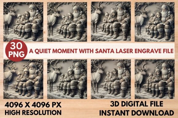 A Quiet Moment with Santa: Laser Engrave Guide