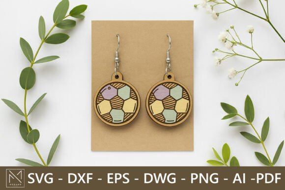 Astel Soccer Earrings SVG: Elevating Sports Jewelry with Precision Cutting