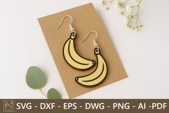 Creating Standout Anana Fruit Earrings with Layered Laser Cut Designs