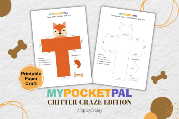DIY 3D Paper Craft Fox Printable