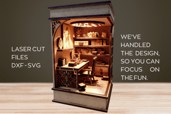 DIY Booknook – DXF SVG Files Laser Cut: A Practical Guide to Digital Crafting