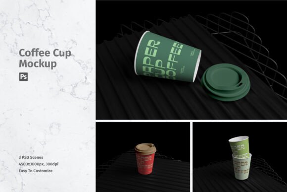 Elevate Your Brand with a Professional Coffee Cup Mockup