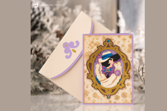 Elevate Your Handmade Correspondence with the Giselle Note Card SVG