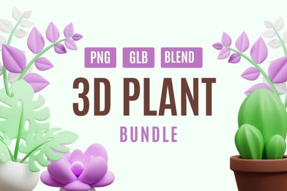 Enhance Designs with 3D Plant Leaf Bundle