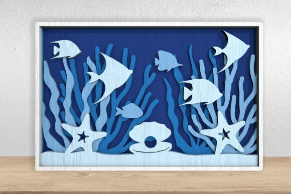 Fish Tank Home Decoration Svg Multilayer: A Practical Guide to 3D Ocean Shadow Boxes
