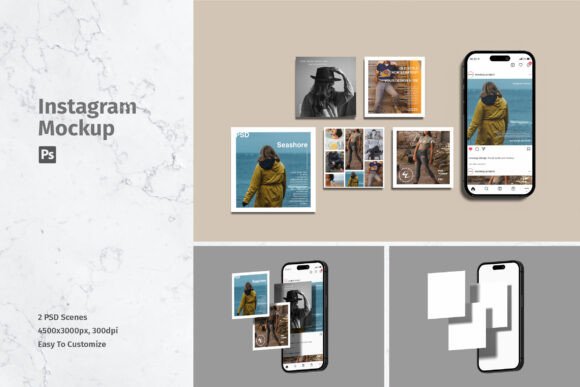 Instagram Mockup: Presenting Your Designs with Professional Realism
