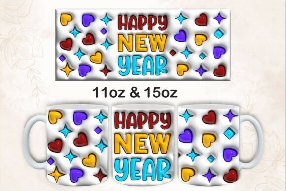 Mastering the Happy New Year 3D Mug Wrap for Professional Sublimation Results