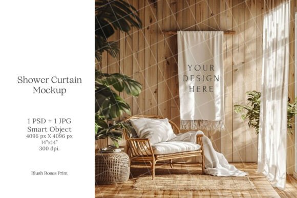 Mastering Visual Presentation with the Boho Blanket Mockup PSD Smart Object