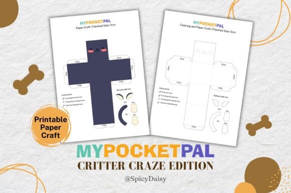 Paper Craft Midnight Dog DIY 3D Cube: A Guide to Precision and Creativity