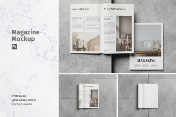 Presenting Your Work with a Realistic Magazine Mockup