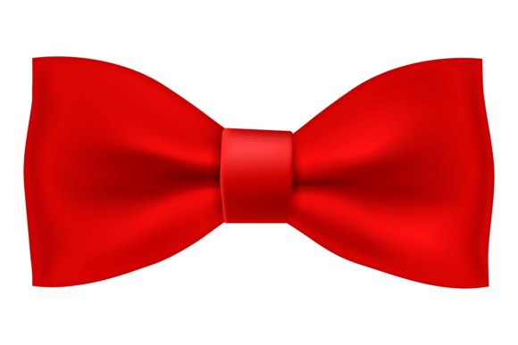 Red Bow. Realistic Silk Ribbon, Festive: Elevating Design with Luxury Texture