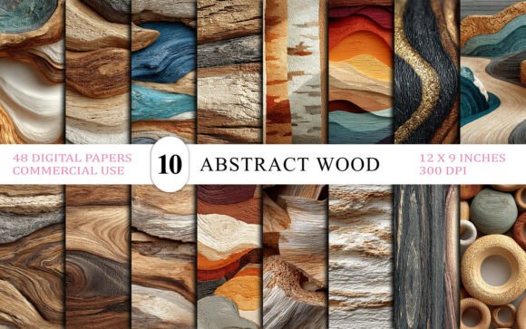 Rustic Abstract Wood Texture Guide