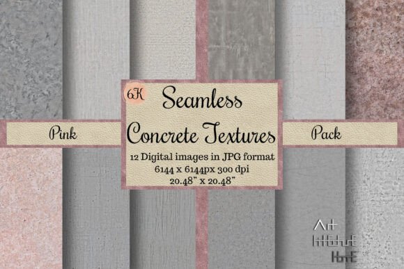 Seamless Pink Concrete Textures, 4K: A Modern Resource for Subtle Design