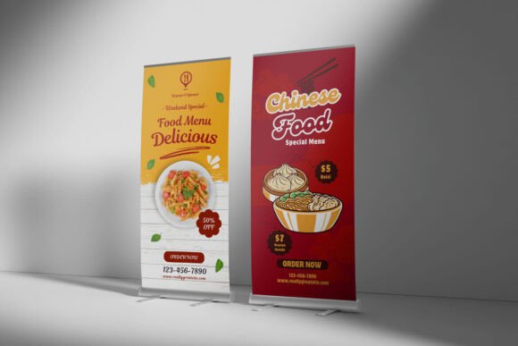 Stand Banner Mockup: Elevating Your Design Presentation with Precision