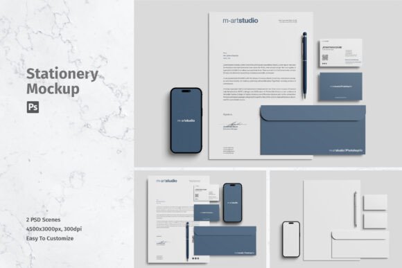 Stationery Mockup: Elevating Brand Identity Through Realistic 3D Presentation