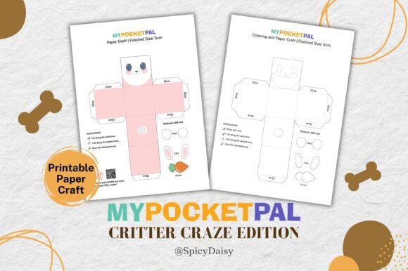 Strategic Creativity: Leveraging the Paper Craft Bunny DIY 3D Cube Printable for Brand and Mindfulness