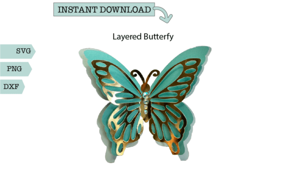 Transforming Flat Paper into Art with Layered Butterfly SVG Designs