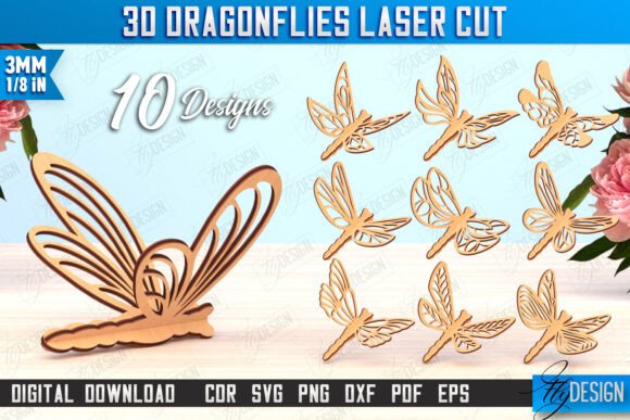 Unlocking Summer Creativity with the 3D Dragonfly Laser Cut Bundle