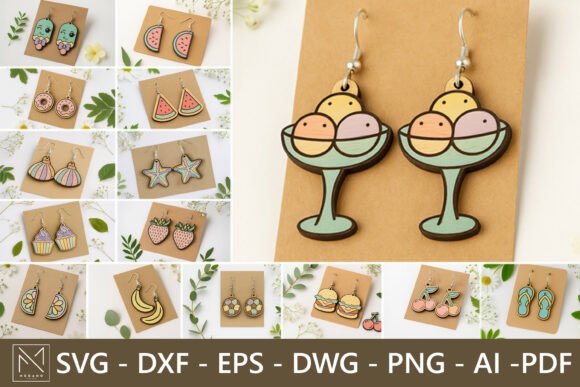 Unlocking Summer Creativity with the Summer Earrings SVG Bundle